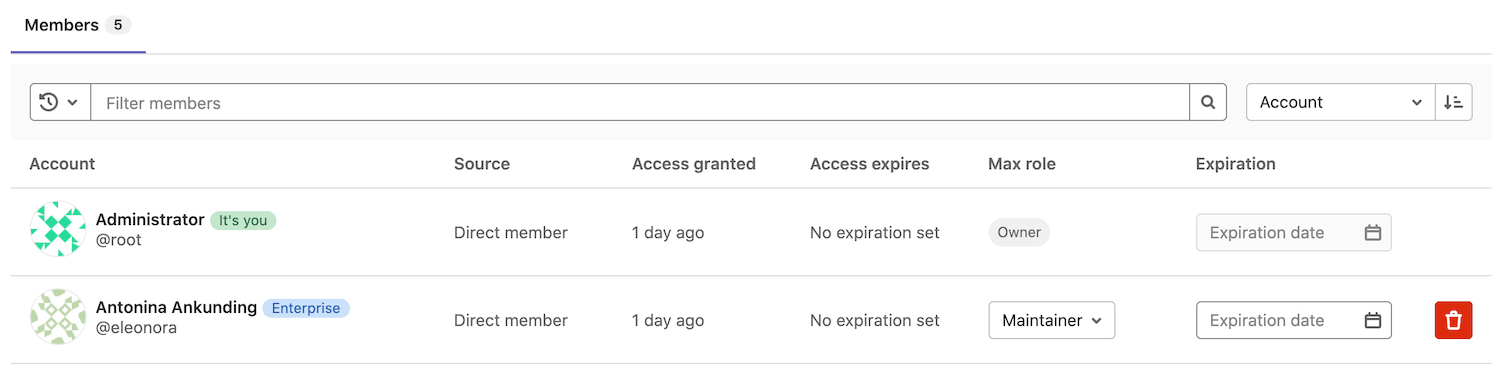 Scim setup · Saml sso · Group · User · Help · GitLab